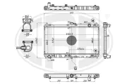 Kühler, Motorkühlung ERA 673320
