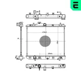 Kühler, Motorkühlung ERA 673325