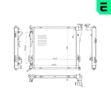 Kühler, Motorkühlung ERA 673333