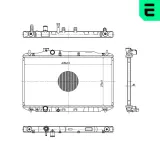 Kühler, Motorkühlung ERA 673344