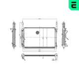 Kühler, Motorkühlung ERA 673356