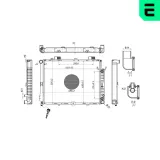Kühler, Motorkühlung ERA 673361