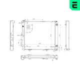 Kühler, Motorkühlung ERA 673363