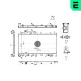 Kühler, Motorkühlung ERA 673371