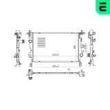 Kühler, Motorkühlung ERA 673373