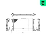 Kühler, Motorkühlung ERA 673423