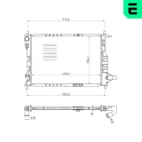 Kühler, Motorkühlung ERA 673428