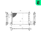 Kühler, Motorkühlung ERA 673431