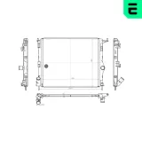 Kühler, Motorkühlung ERA 673433