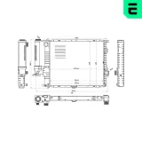 Kühler, Motorkühlung ERA 673434