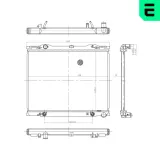 Kühler, Motorkühlung ERA 673438