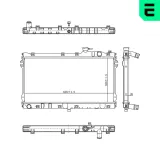 Kühler, Motorkühlung ERA 673445