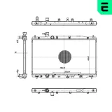 Kühler, Motorkühlung ERA 673513