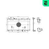 Kühler, Motorkühlung ERA 673542