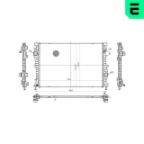 Kühler, Motorkühlung ERA 673543
