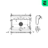 Kühler, Motorkühlung ERA 673563