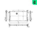 Kühler, Motorkühlung ERA 673564