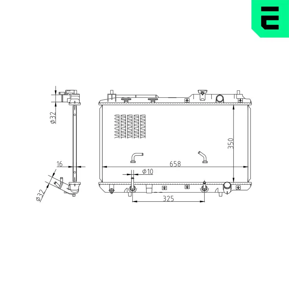 Kühler, Motorkühlung ERA 673572