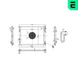 Kühler, Motorkühlung ERA 673573