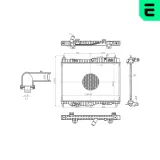 Kühler, Motorkühlung ERA 673574