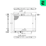 Kühler, Motorkühlung ERA 673589