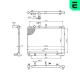 Kühler, Motorkühlung ERA 673591