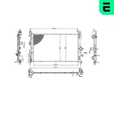 Kühler, Motorkühlung ERA 673593