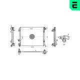 Kühler, Motorkühlung ERA 673595