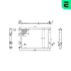 Kühler, Motorkühlung ERA 673600 Bild Kühler, Motorkühlung ERA 673600