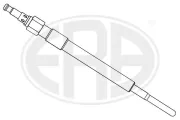 Glühkerze 7 V ERA 886060