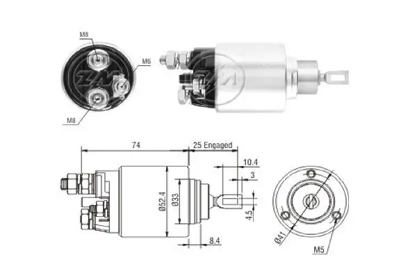 Magnetschalter, Starter 12 V ERA ZM1381