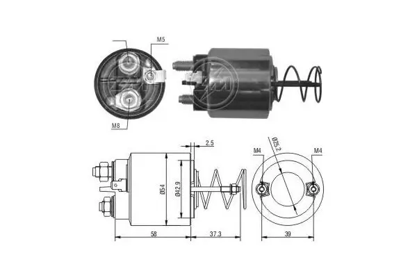 Magnetschalter, Starter 12 V ERA ZM1492