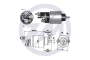 Magnetschalter, Starter 12 V ERA ZM2708
