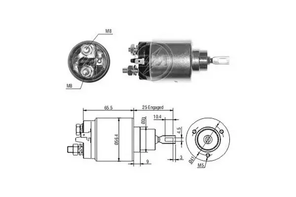 Magnetschalter, Starter 12 V ERA ZM2777