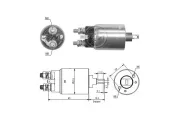 Magnetschalter, Starter 12 V ERA ZM2981