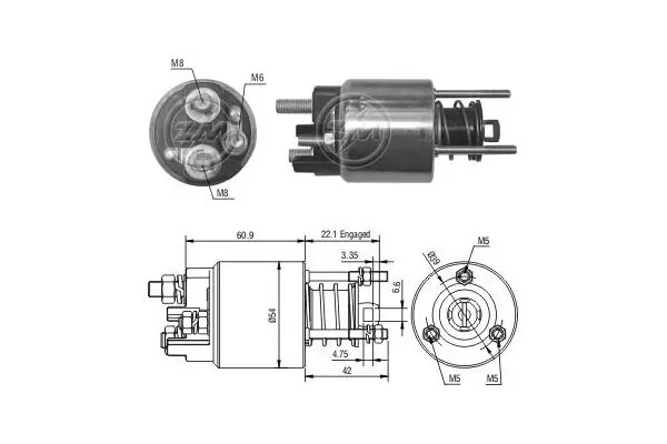 Magnetschalter, Starter 12 V ERA ZM395