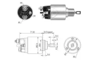 Magnetschalter, Starter 12 V ERA ZM4382