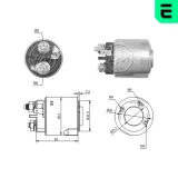 Magnetschalter, Starter 12 V ERA ZM4495