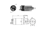 Magnetschalter, Starter 12 V ERA ZM522