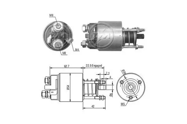 Magnetschalter, Starter 12 V ERA ZM5395