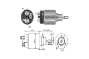 Magnetschalter, Starter 12 V ERA ZM575