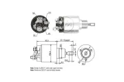 Magnetschalter, Starter 12 V ERA ZM580