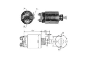 Magnetschalter, Starter 12 V ERA ZM583