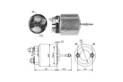 Magnetschalter, Starter 12 V ERA ZM595