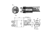 Magnetschalter, Starter 12 V ERA ZM6651