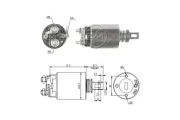 Magnetschalter, Starter 12 V ERA ZM686