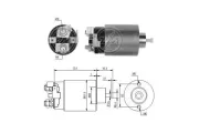 Magnetschalter, Starter 12 V ERA ZM698