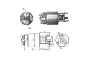 Magnetschalter, Starter 12 V ERA ZM7395