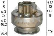 Freilaufgetriebe, Starter ERA ZN1706