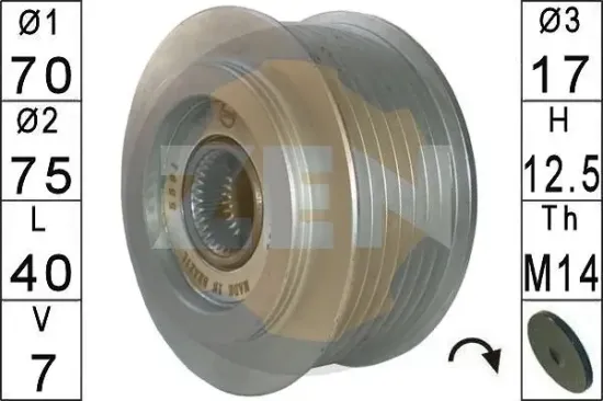 Generatorfreilauf ERA ZN5591 Bild Generatorfreilauf ERA ZN5591